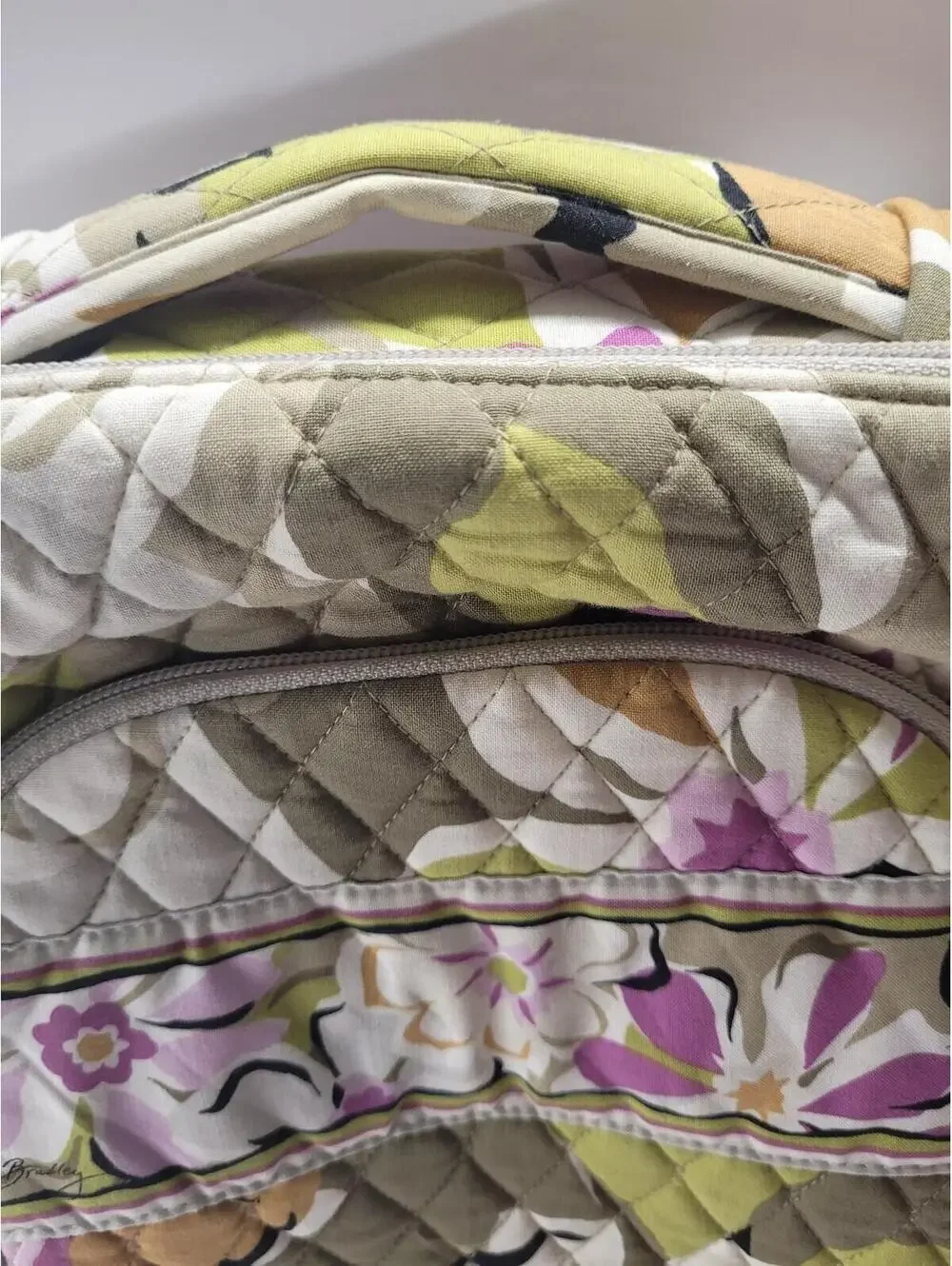 Nice Like New Vera Bradley Backpack With Padded Laptop Sleeve